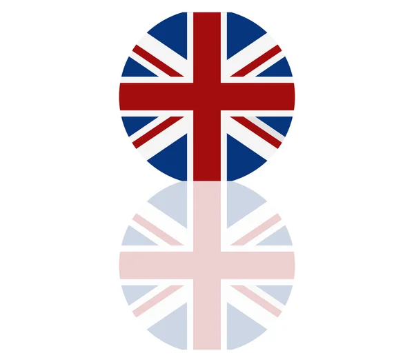 Bandeira da Grã-Bretanha ilustrada — Fotografia de Stock