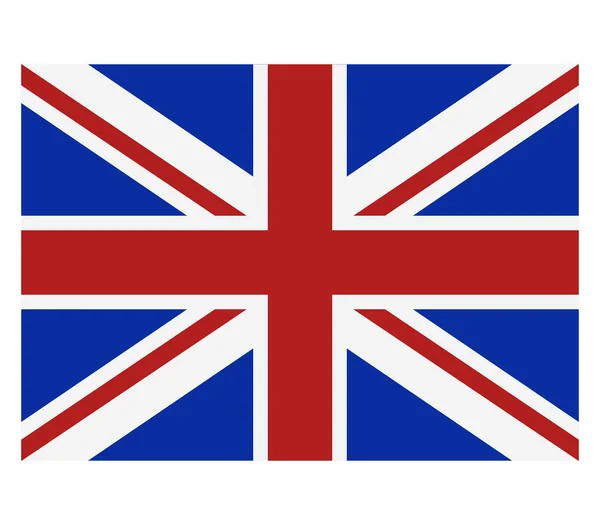 Vlag van Groot-Brittannië geïllustreerd — Stockfoto
