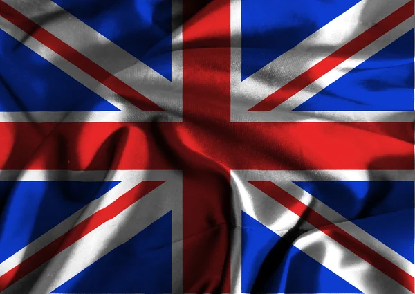 Vlajka Británie illustrated — Stock fotografie