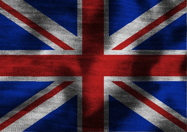 Flagge von Großbritannien bebildert — Stockfoto