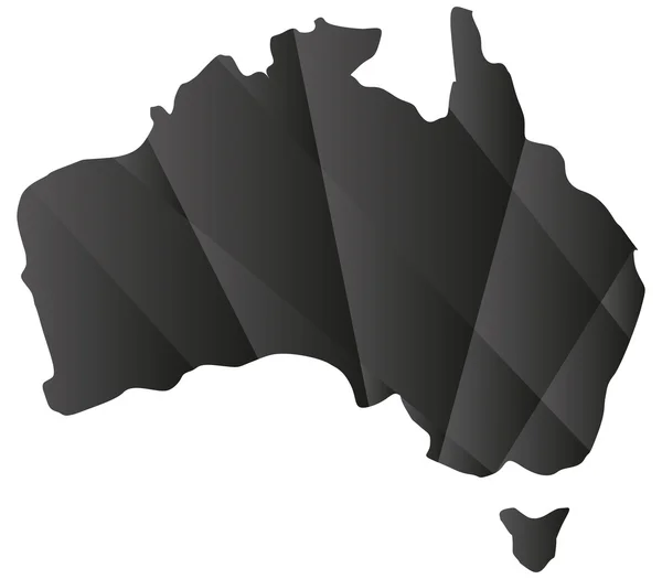 Geïllustreerde kaart van Australië op achtergrond — Stockfoto