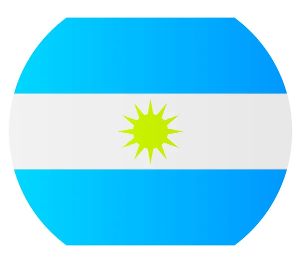 Veranschaulicht durch Argentiniens Flagge — Stockfoto