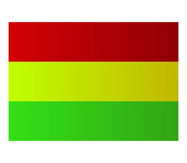 Vlajka Bolívie ilustrované — Stock fotografie