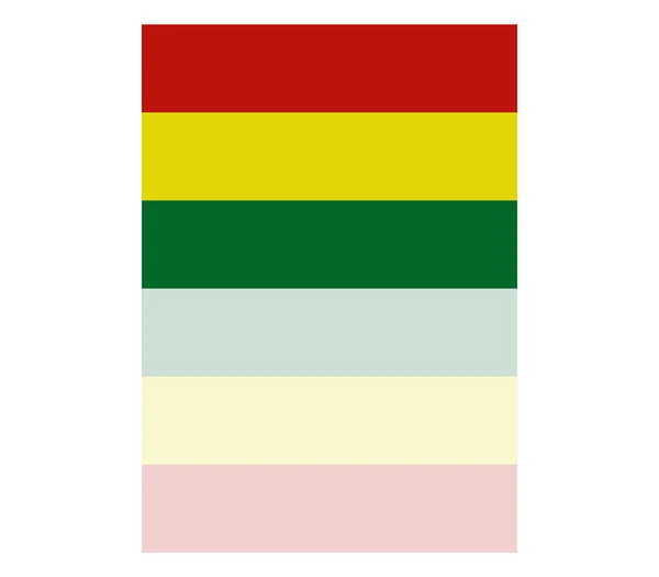 Bandera de bolivia ilustrada —  Fotos de Stock