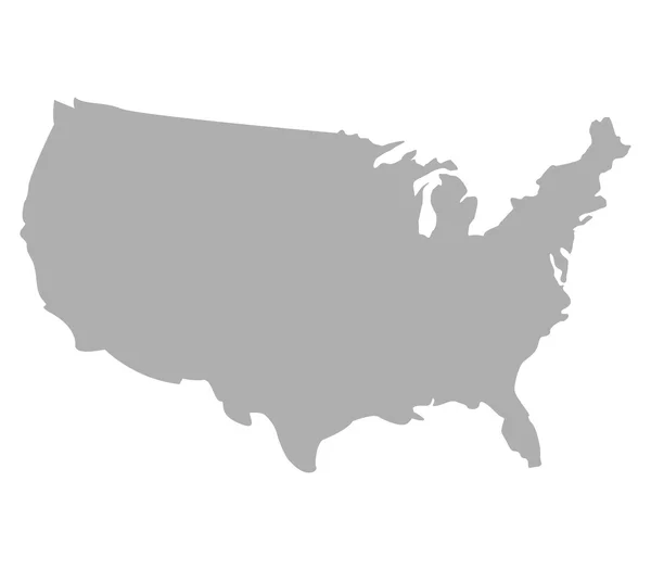 Map of the united states illustrated — Stock Photo, Image