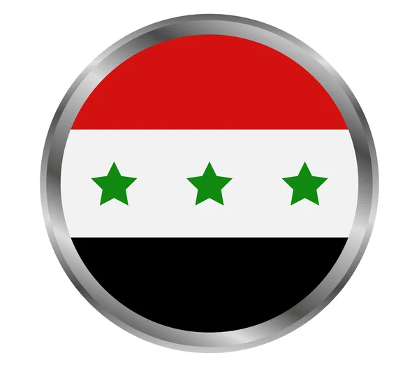 Abgebildete Flagge des Irak — Stockfoto