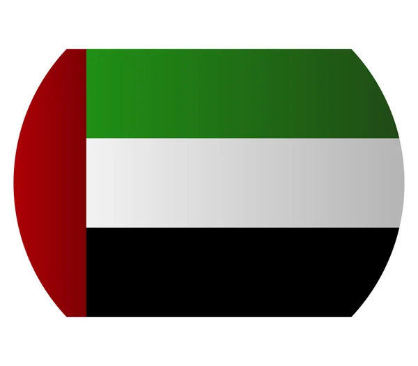 Bandiera degli emirati arabi uniti illustrata — Foto Stock