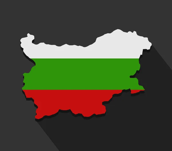 Bulharsko mapa obrázku na pozadí — Stock fotografie