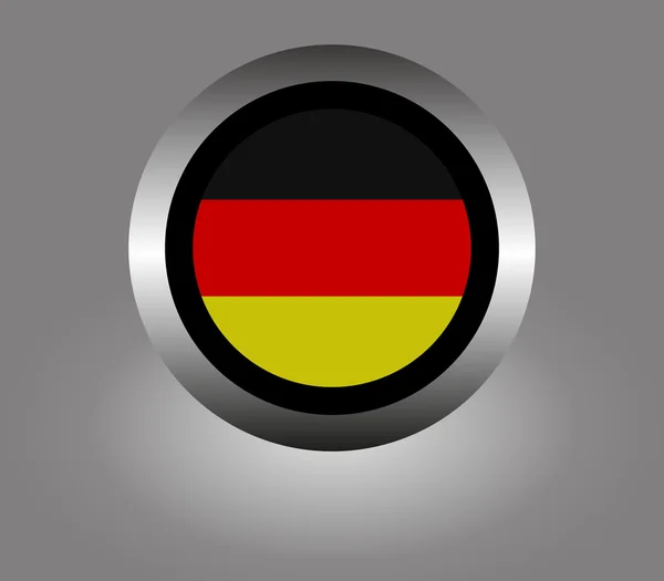 Flagge von Deutschland abgebildet — Stockfoto