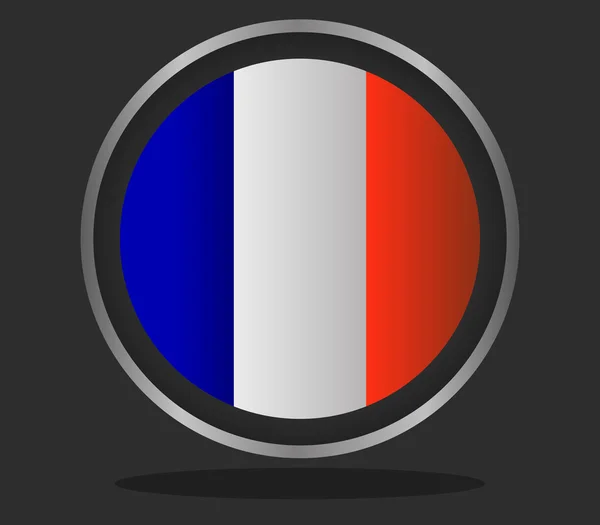 Flag of france illustrated — Stock Photo, Image