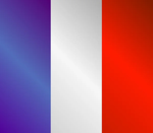 Bandera de Francia ilustrada — Foto de Stock