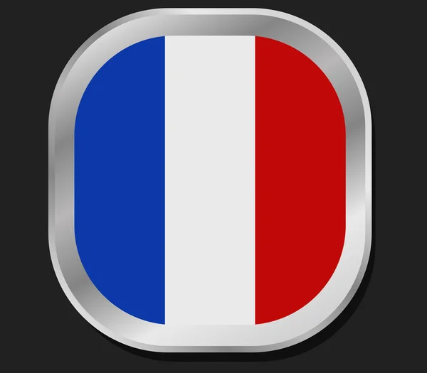 屏蔽与法国国旗 — 图库照片