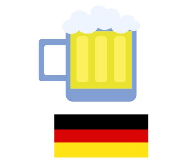 Oktoberfest bira simgesi resimli