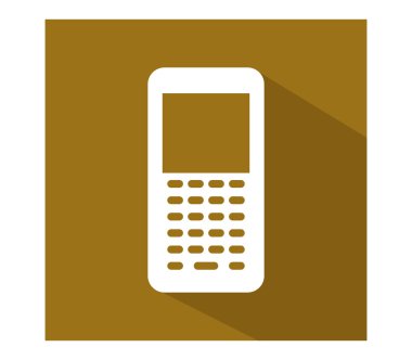 Resimli ve renkli telefon simgesi