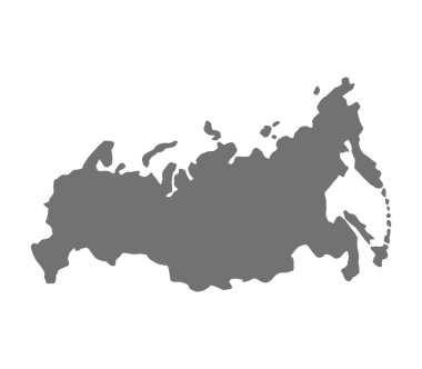Resimli ve renkli Rusya Haritası