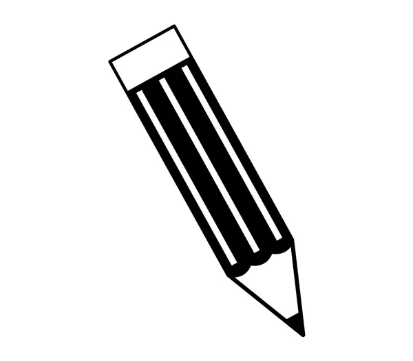 Pencil icon on white background — Stock Photo, Image