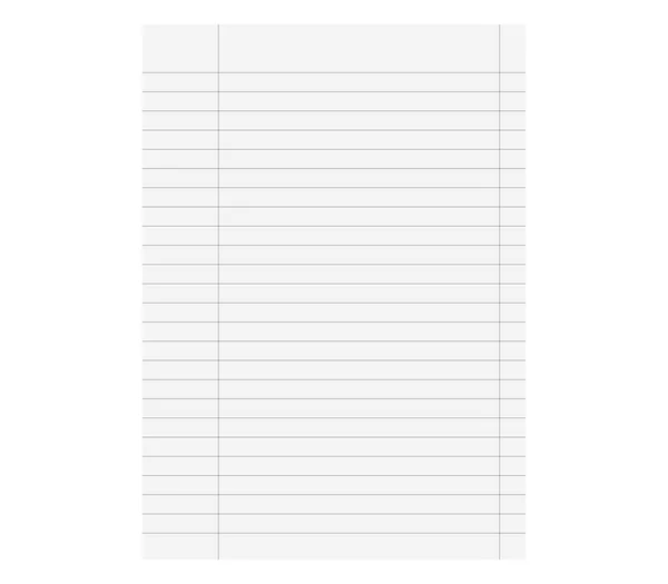 Sheet of paper for the school — Stock Photo, Image