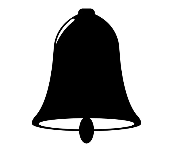 Pictogram bell geïllustreerd en kleurrijke school — Stockfoto