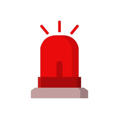 Siren alarmı vektör ile gösterilmiştir