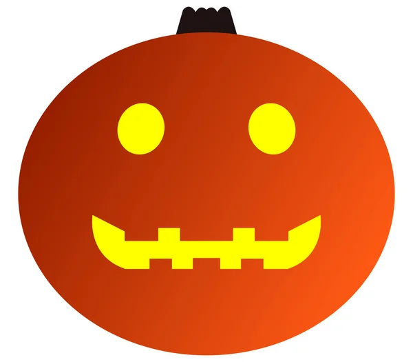 Calabaza de Halloween naranja — Foto de Stock