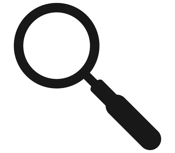 Magnifying glass on white background — Stock Photo, Image