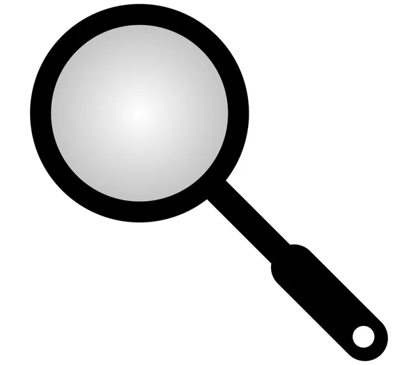 Magnifying glass on white background — Stock Photo, Image