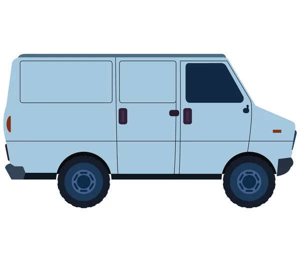 Van on white background — Stock Photo, Image