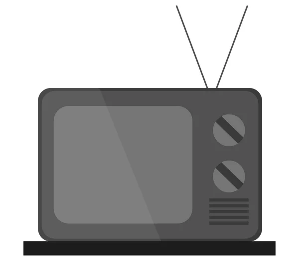 Τηλεόραση σε άσπρο φόντο — Φωτογραφία Αρχείου
