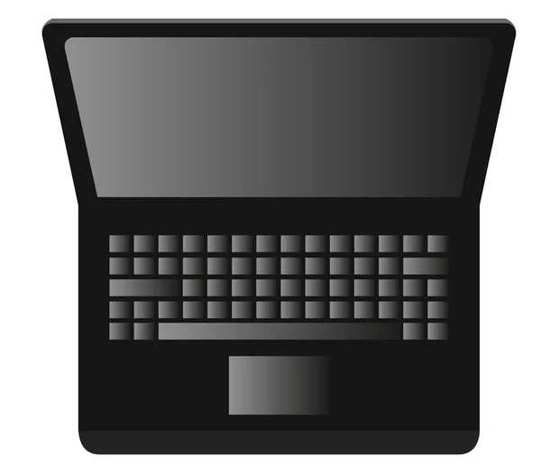 Computer im Büro auf weißem Hintergrund — Stockfoto