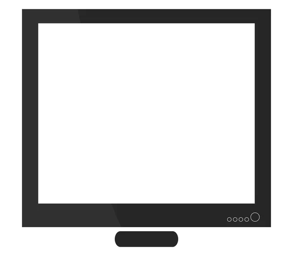 Televisie op witte achtergrond — Stockfoto