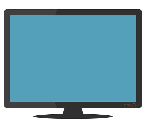 Televisione su sfondo bianco — Foto Stock