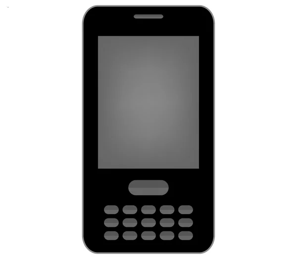 Telefono su sfondo bianco — Foto Stock