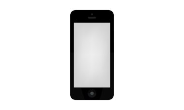 beyaz zemin üzerinde telefon