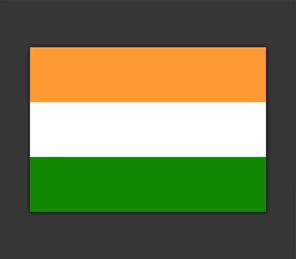 Mapa Indie na bílém pozadí — Stock fotografie