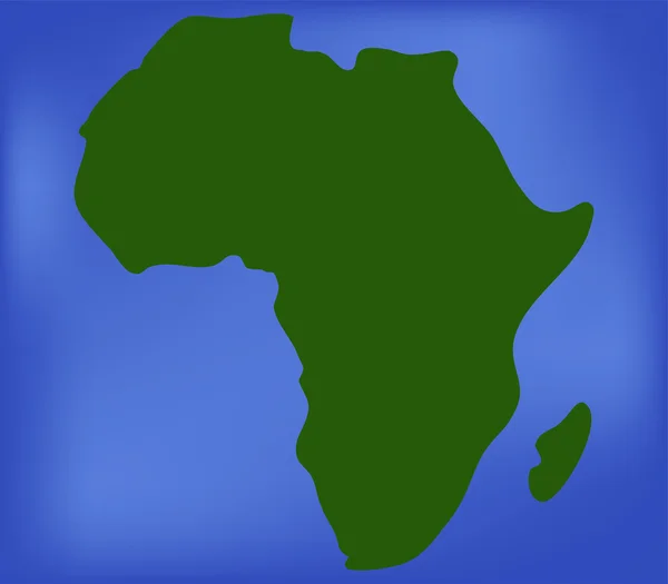 Africa map on a white background — Stock Photo, Image