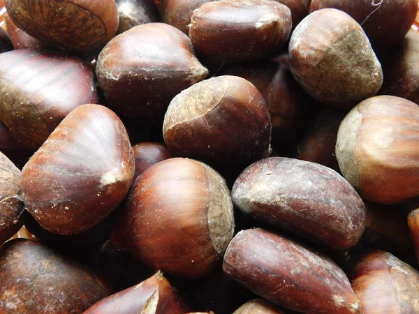 Castagne in cucina da mangiare — Foto Stock