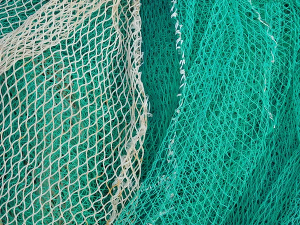 Fishing net on the boat — Stock Photo, Image