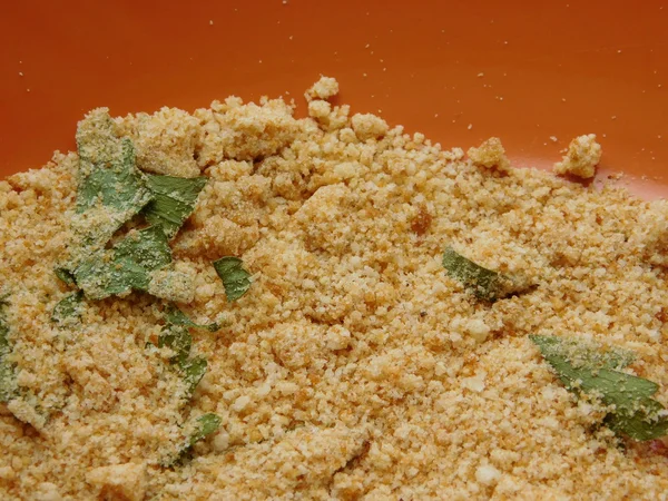 Migalha para comer na cozinha — Fotografia de Stock