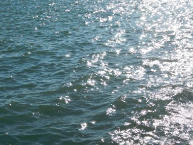 mavi deniz ve dalgalar açık havada