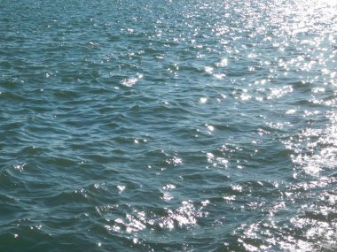 mavi deniz ve dalgalar açık havada