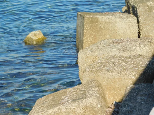 rocks and stones outside the sea