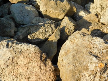 taşlar ve açık havada kırsal kesimde kayalar