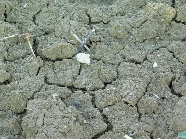 Terra e sabbia nella campagna outdoor — Foto Stock