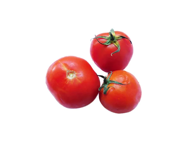 Tomaten zum Essen auf weißem Hintergrund — Stockfoto