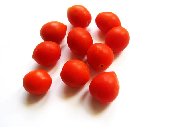 Tomate zum Essen auf weißem Hintergrund — Stockfoto