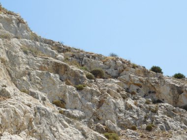 taşlar ve kayalar dışında kırsal kesimde