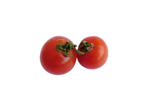 Tomates para comer sobre un fondo blanco — Foto de Stock