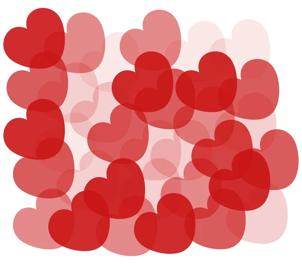Valentine srdce na bílém pozadí — Stock fotografie