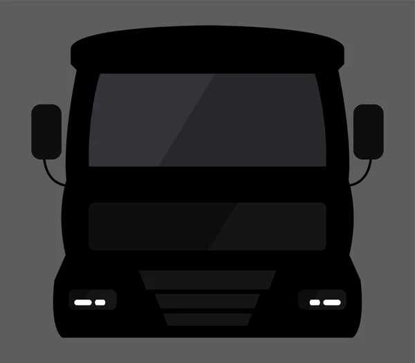 Truck icon shown on a gray background — Stock Photo, Image