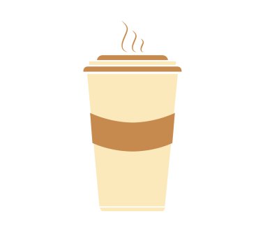 Düz tasarım kahve fincanı